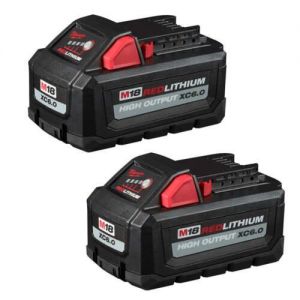 tools all cars קמפינג Milwaukee 48-11-1862 M18 FUEL 18V 6.0-Amp Li-Ion High Output Battery Pack - 2pk