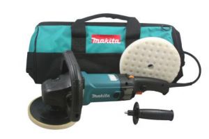 tools all cars קמפינג Makita 9237CX2 7 Inch Variable Speed Polisher and Sander with Pad and Bag