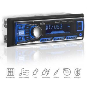 BOSS Audio Systems 611UAB Car Stereo, Bluetooth, No DVD, USB, AUX In AM/FM Radio