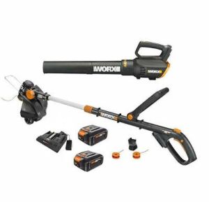 WG930.3 Worx 20V GT 4.0 Revolution Trimmer & Turbine Blower+Dual Port charger SR