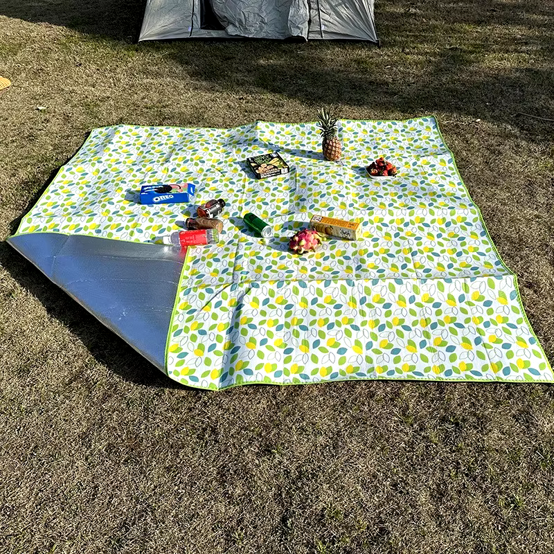 Ultralight Waterproof Camping Mat Outdoor Blanket Beach Mattress Sleeping Pad Aluminum Foil EVA Foam Mat Tent Sleeping Mattress