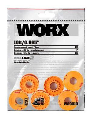 WORX WA0010 (6) Pack Replacement Spools for Worx GT