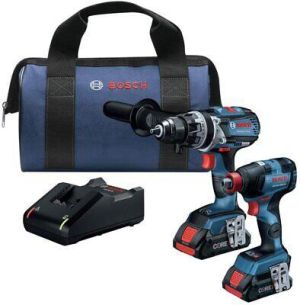 tools all cars, camping Electric tools Bosch GXL18V-224B25 18V Combo Kit w/Connected Freak 1/4 in. & 1/2 in. 2-N-1 Bit/