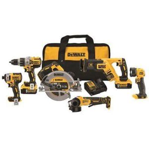 tools all cars, camping Electric tools DeWalt DCK695P2 20V MAX XR Brushless Cordless Lithium-Ion 6-Tool Combo Kit