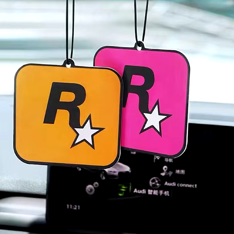 Car Aromatherapy Pendant Rockstar Auto Scent Car Accessories Interior New Automóvil Aromatherapy Essential Oil Hanging Decor