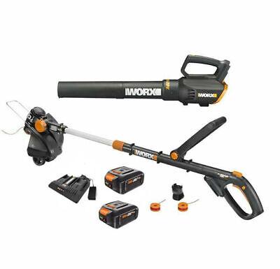 tools all cars, camping Electric tools WG930.3 Worx 20V GT 4.0 Revolution Trimmer & Turbine Blower+Dual Port charger SR
