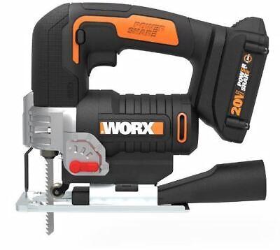 tools all cars, camping Electric tools WX543L Worx 20V Powershare Cordless Jigsaw Dual Switch & Handle - CR